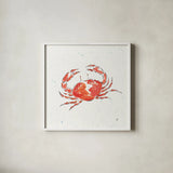 Maritime XI by Daphne Brissonnet. Shown in a crisp white glass frame for a clean and minimalist style. Available as an archival giclee rolled canvas, fine art paper, or poster print. SKU 35209a.