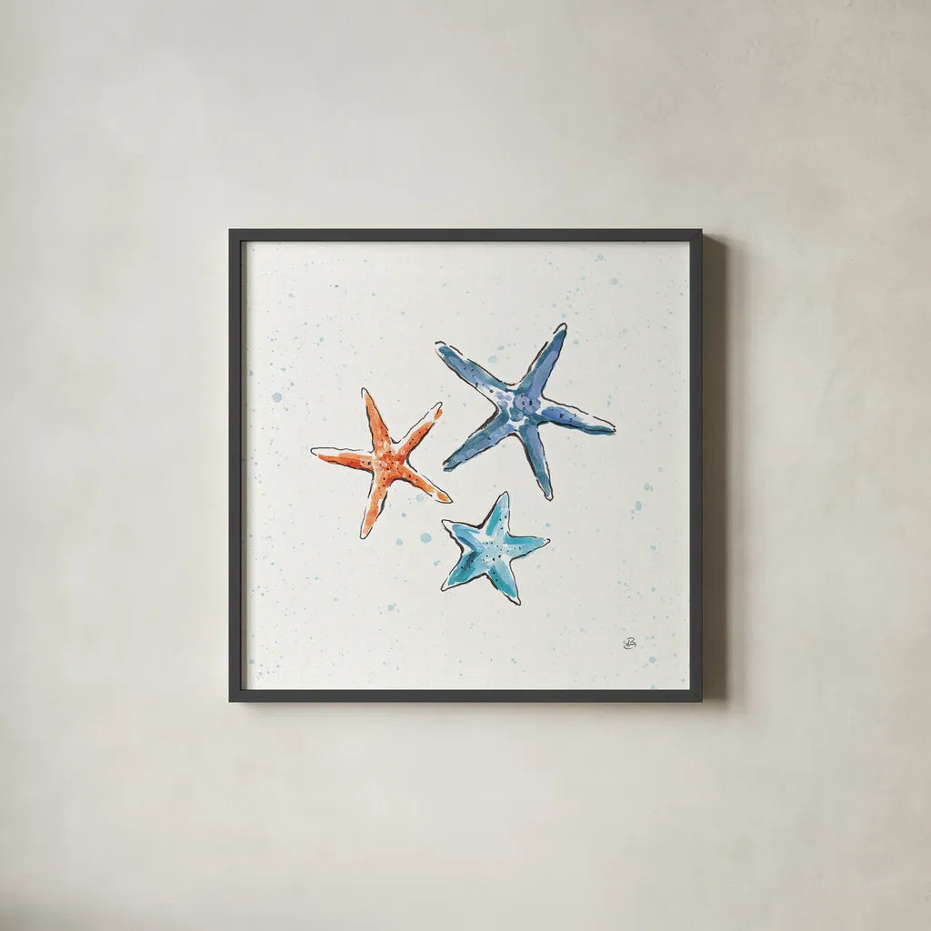 Maritime XII by Daphne Brissonnet. Shown in a sleek black glass frame for a contemporary gallery look. Available as an archival giclee rolled canvas, fine art paper, or poster print. SKU 35210a.