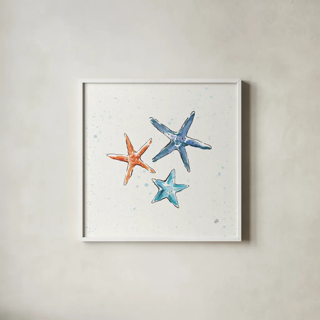 Maritime XII by Daphne Brissonnet. Shown in a crisp white glass frame for a clean and minimalist style. Available as an archival giclee rolled canvas, fine art paper, or poster print. SKU 35210a.