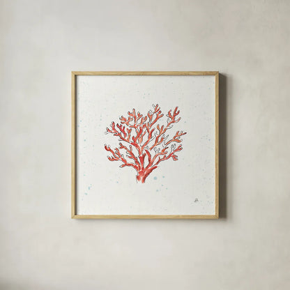 Maritime XIII by Daphne Brissonnet. Shown in a natural wood glass frame for a timeless modern aesthetic. Available as an archival giclee rolled canvas, fine art paper, or poster print. SKU 35211a.