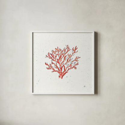 Maritime XIII by Daphne Brissonnet. Shown in a crisp white glass frame for a clean and minimalist style. Available as an archival giclee rolled canvas, fine art paper, or poster print. SKU 35211a.