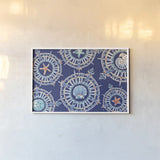 Maritime XIV by Daphne Brissonnet. shown as a paper print in a white frame. Available as a archival giclee rolled canvas, fine art paper, or poster print. SKU 35212i.