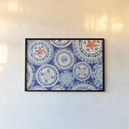 Maritime XV by Daphne Brissonnet. shown as a paper print in a black flame. Available as a archival giclee rolled canvas, fine art paper, or poster print. SKU 35213i.