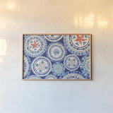 Maritime XV by Daphne Brissonnet. shown as a paper print in a natural frame. Available as a archival giclee rolled canvas, fine art paper, or poster print. SKU 35213i.