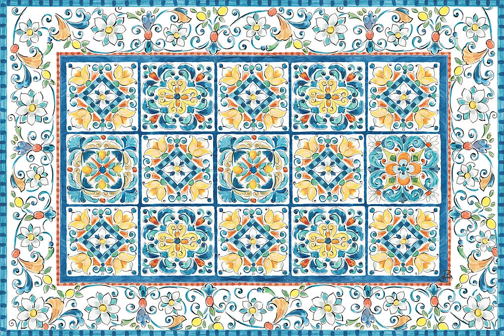 Mediterranean Breeze II by Daphne Brissonnet. SKU 45718i. Archival Giclee Fine art print for wall decor.