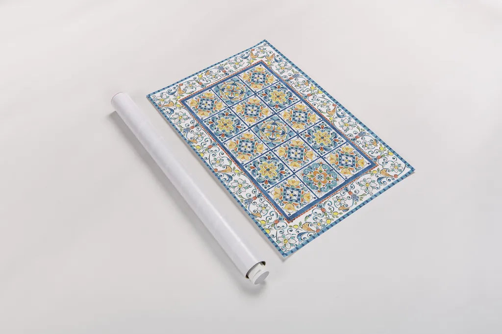 Mediterranean Breeze II by Daphne Brissonnet. shown as a rolled paper print. Available as archival giclee rolled canvas, fine art paper, or poster print. SKU 45718i.