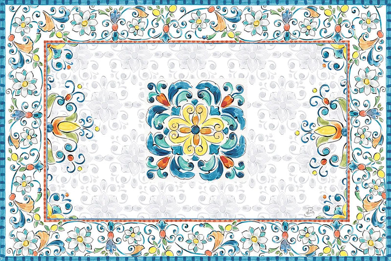 Mediterranean Breeze III by Daphne Brissonnet. SKU 45719i. Archival Giclee Fine art print for wall decor.