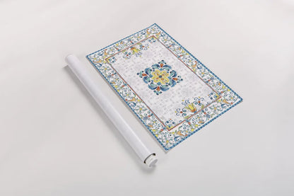 Mediterranean Breeze III by Daphne Brissonnet. shown as a rolled paper print. Available as archival giclee rolled canvas, fine art paper, or poster print. SKU 45719i.