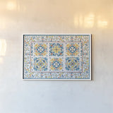 Mediterranean Breeze IV by Daphne Brissonnet. shown as a paper print in a white frame. Available as a archival giclee rolled canvas, fine art paper, or poster print. SKU 45720i.
