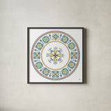 Mediterranean Breeze V by Daphne Brissonnet. Shown in a sleek black glass frame for a contemporary gallery look. Available as an archival giclee rolled canvas, fine art paper, or poster print. SKU 45721a.