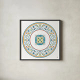 Mediterranean Breeze VIII by Daphne Brissonnet. Shown in a sleek black glass frame for a contemporary gallery look. Available as an archival giclee rolled canvas, fine art paper, or poster print. SKU 45724a.