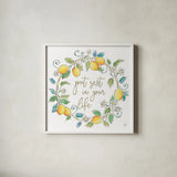 Mediterranean Breeze XI by Daphne Brissonnet. Shown in a crisp white glass frame for a clean and minimalist style. Available as an archival giclee rolled canvas, fine art paper, or poster print. SKU 47054a.