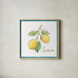 Mediterranean Breeze XIV by Daphne Brissonnet. Shown in a natural wood glass frame for a timeless modern aesthetic. Available as an archival giclee rolled canvas, fine art paper, or poster print. SKU 47057a.