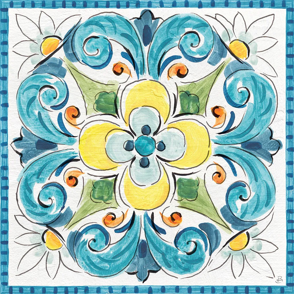 Mediterranean Breeze XVIII by Daphne Brissonnet. SKU 47061a. Archival Giclee Fine art print for wall decor.