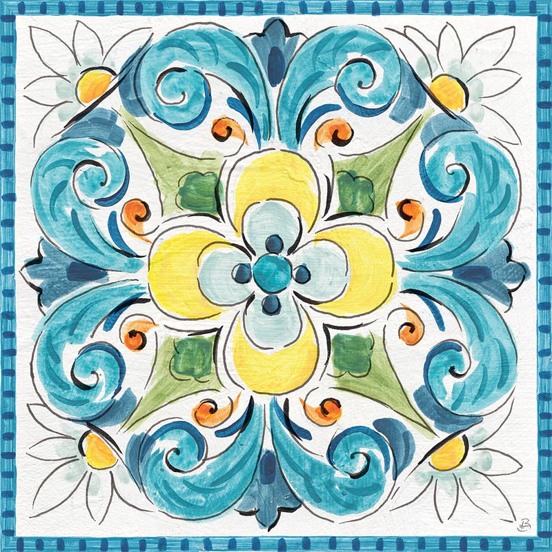 Mediterranean Breeze XVIII by Daphne Brissonnet. SKU 47061a. Archival Giclee Fine art print for wall decor.