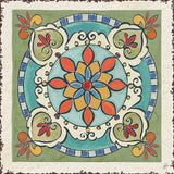 Mediterranean Flair IX by Daphne Brissonnet. SKU 26011a. Archival Giclee Fine art print for wall decor.
