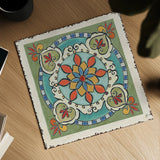 Mediterranean Flair IX by Daphne Brissonnet. Shown as a detailed flat fine art print, highlighting archival giclee quality. Available as an archival giclee rolled canvas, fine art paper, or poster print. SKU 26011a.