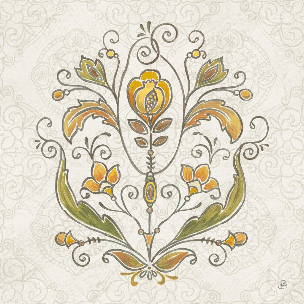 Mediterranean Flair V Neutral by Daphne Brissonnet. SKU 75642a. Archival Giclee Fine art print for wall decor.
