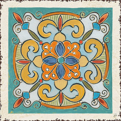 Mediterranean Flair VII by Daphne Brissonnet. SKU 26009a. Archival Giclee Fine art print for wall decor.