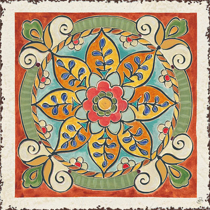 Mediterranean Flair VIII by Daphne Brissonnet. SKU 26010a. Archival Giclee Fine art print for wall decor.