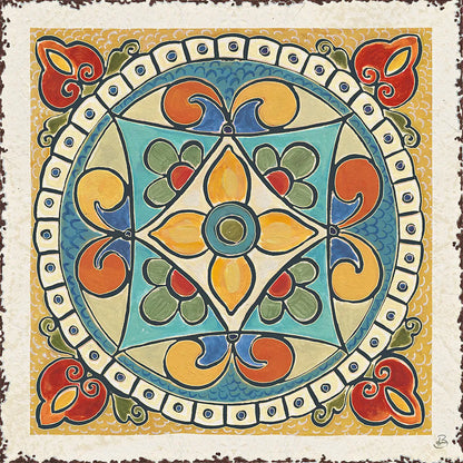 Mediterranean Flair X by Daphne Brissonnet. SKU 26012a. Archival Giclee Fine art print for wall decor.