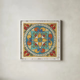 Mediterranean Flair X by Daphne Brissonnet. Shown in a crisp white glass frame for a clean and minimalist style. Available as an archival giclee rolled canvas, fine art paper, or poster print. SKU 26012a.