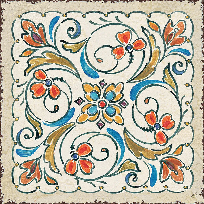 Mediterranean Flair XI by Daphne Brissonnet. SKU 26013a. Archival Giclee Fine art print for wall decor.