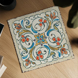 Mediterranean Flair XI by Daphne Brissonnet. Shown as a detailed flat fine art print, highlighting archival giclee quality. Available as an archival giclee rolled canvas, fine art paper, or poster print. SKU 26013a.