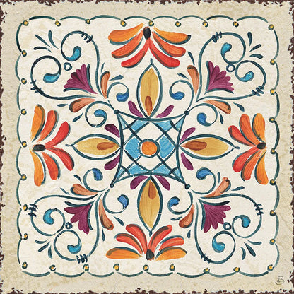 Mediterranean Flair XII by Daphne Brissonnet. SKU 26014a. Archival Giclee Fine art print for wall decor.