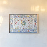 Morning Bloom I by Daphne Brissonnet. shown as a paper print in a natural frame. Available as a archival giclee rolled canvas, fine art paper, or poster print. SKU 49558i.