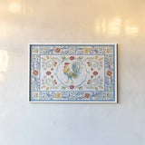 Morning Bloom I by Daphne Brissonnet. shown as a paper print in a white frame. Available as a archival giclee rolled canvas, fine art paper, or poster print. SKU 49558i.