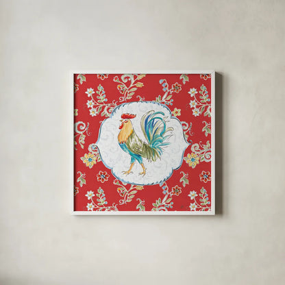 Morning Bloom III by Daphne Brissonnet. Shown in a crisp white glass frame for a clean and minimalist style. Available as an archival giclee rolled canvas, fine art paper, or poster print. SKU 49571a.