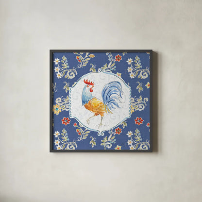 Morning Bloom IV by Daphne Brissonnet. Shown in a sleek black glass frame for a contemporary gallery look. Available as an archival giclee rolled canvas, fine art paper, or poster print. SKU 49572a.