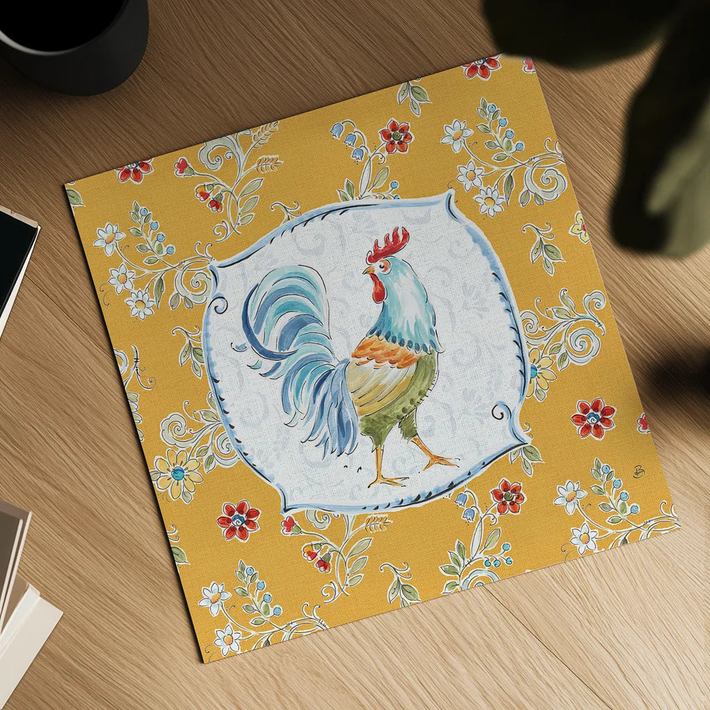 Morning Bloom V by Daphne Brissonnet. Shown as a detailed flat fine art print, highlighting archival giclee quality. Available as an archival giclee rolled canvas, fine art paper, or poster print. SKU 49573a.