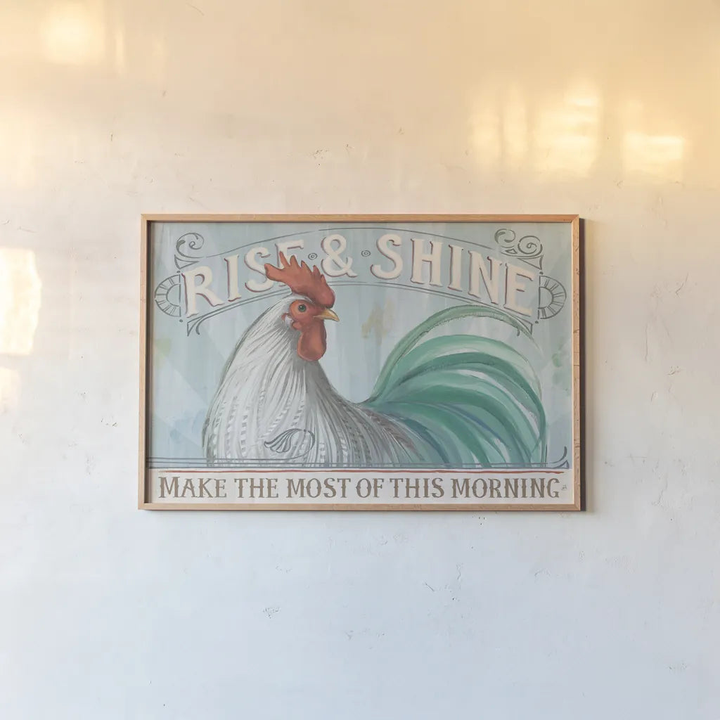 Morning Moment I by Daphne Brissonnet. shown as a paper print in a natural frame. Available as a archival giclee rolled canvas, fine art paper, or poster print. SKU 67564i.