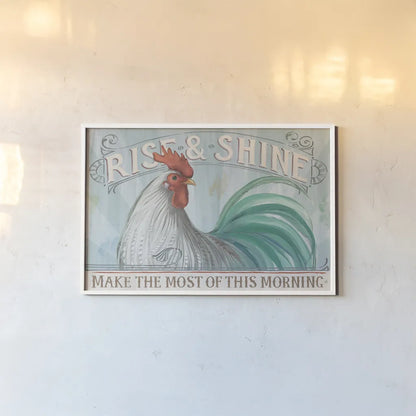 Morning Moment I by Daphne Brissonnet. shown as a paper print in a white frame. Available as a archival giclee rolled canvas, fine art paper, or poster print. SKU 67564i.