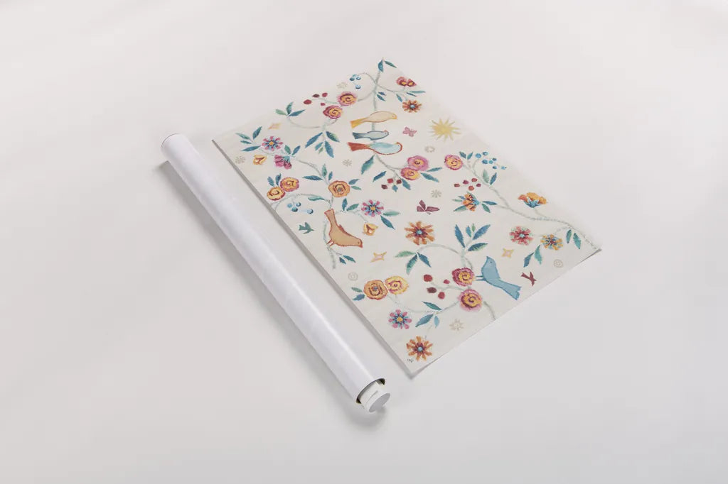 My Bohemian Life I by Daphne Brissonnet. shown as a rolled paper print. Available as archival giclee rolled canvas, fine art paper, or poster print. SKU 60731i.