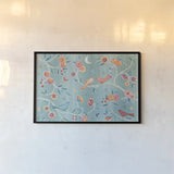 My Bohemian Life II Color by Daphne Brissonnet. shown as a paper print in a black flame. Available as a archival giclee rolled canvas, fine art paper, or poster print. SKU 60747i.