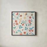 My Bohemian Life III by Daphne Brissonnet. Shown in a sleek black glass frame for a contemporary gallery look. Available as an archival giclee rolled canvas, fine art paper, or poster print. SKU 60733a.