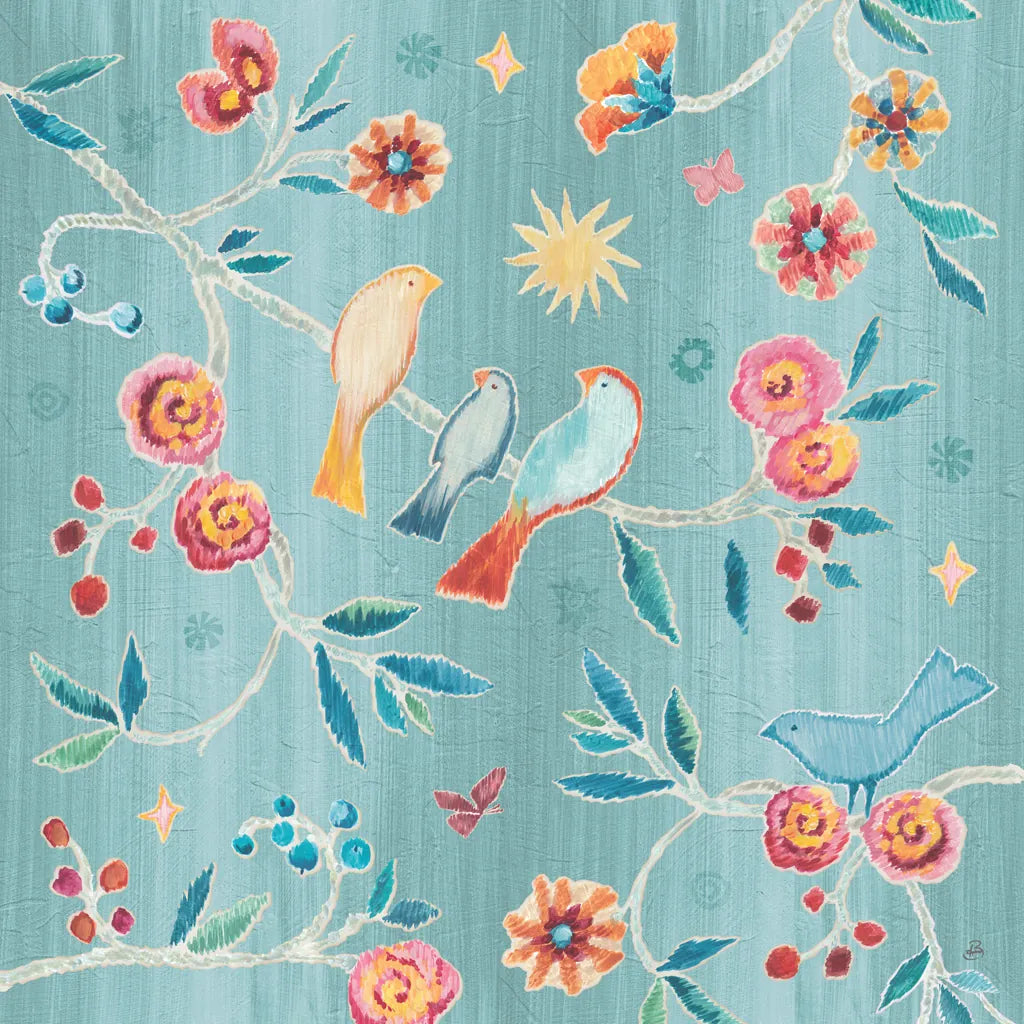 My Bohemian Life III Color by Daphne Brissonnet. SKU 60748a. Archival Giclee Fine art print for wall decor.