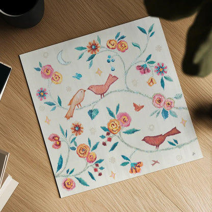 My Bohemian Life IV by Daphne Brissonnet. Shown as a detailed flat fine art print, highlighting archival giclee quality. Available as an archival giclee rolled canvas, fine art paper, or poster print. SKU 60734a.