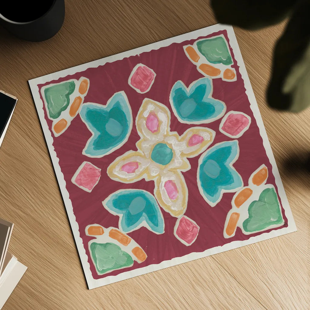 My Bohemian Life IX by Daphne Brissonnet. Shown as a detailed flat fine art print, highlighting archival giclee quality. Available as an archival giclee rolled canvas, fine art paper, or poster print. SKU 60739a.