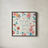 My Bohemian Life V by Daphne Brissonnet. Shown in a sleek black glass frame for a contemporary gallery look. Available as an archival giclee rolled canvas, fine art paper, or poster print. SKU 60735a.