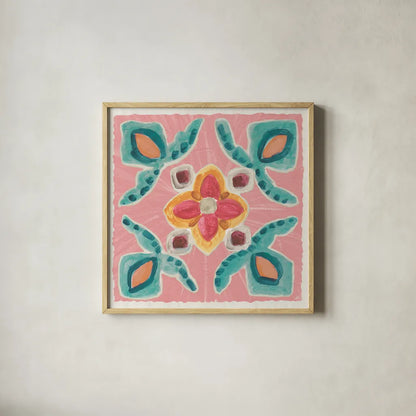 My Bohemian Life VIII by Daphne Brissonnet. Shown in a natural wood glass frame for a timeless modern aesthetic. Available as an archival giclee rolled canvas, fine art paper, or poster print. SKU 60738a.