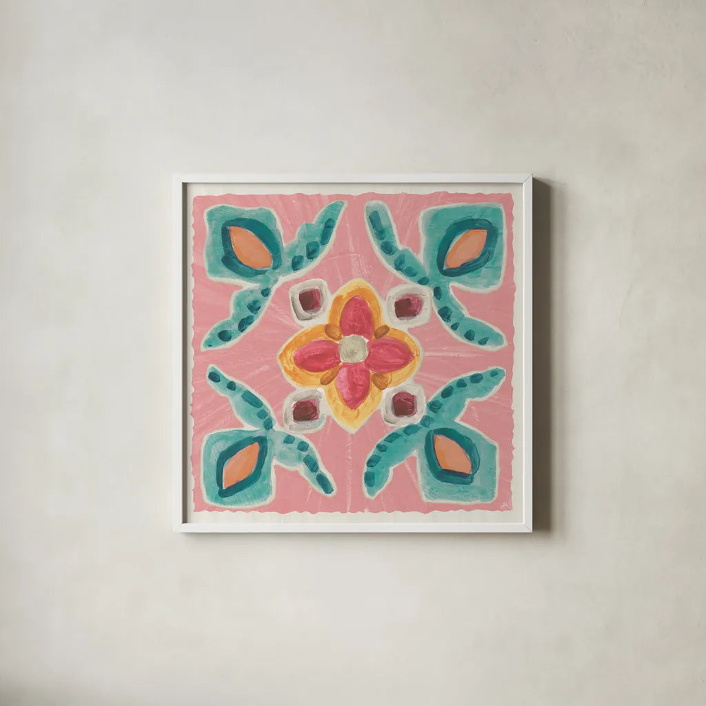 My Bohemian Life VIII by Daphne Brissonnet. Shown in a crisp white glass frame for a clean and minimalist style. Available as an archival giclee rolled canvas, fine art paper, or poster print. SKU 60738a.