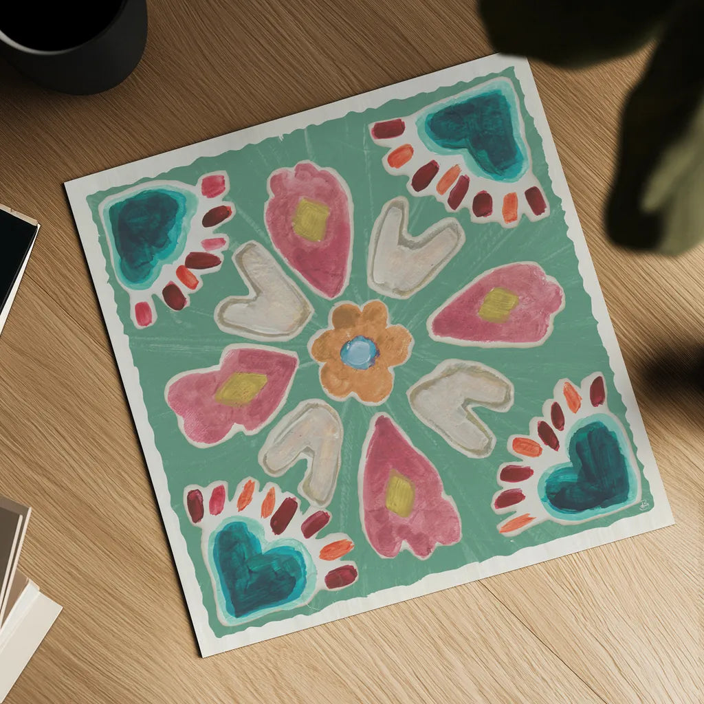 My Bohemian Life X by Daphne Brissonnet. Shown as a detailed flat fine art print, highlighting archival giclee quality. Available as an archival giclee rolled canvas, fine art paper, or poster print. SKU 60740a.