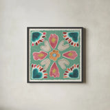 My Bohemian Life X by Daphne Brissonnet. Shown in a sleek black glass frame for a contemporary gallery look. Available as an archival giclee rolled canvas, fine art paper, or poster print. SKU 60740a.