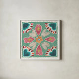 My Bohemian Life X by Daphne Brissonnet. Shown in a crisp white glass frame for a clean and minimalist style. Available as an archival giclee rolled canvas, fine art paper, or poster print. SKU 60740a.