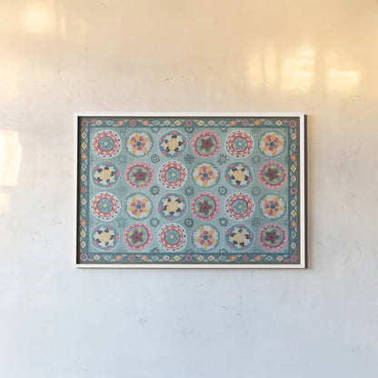 My Bohemian Life XI by Daphne Brissonnet. shown as a paper print in a white frame. Available as a archival giclee rolled canvas, fine art paper, or poster print. SKU 60741i.