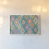 My Bohemian Life XII by Daphne Brissonnet. shown as a paper print in a white frame. Available as a archival giclee rolled canvas, fine art paper, or poster print. SKU 60742i.